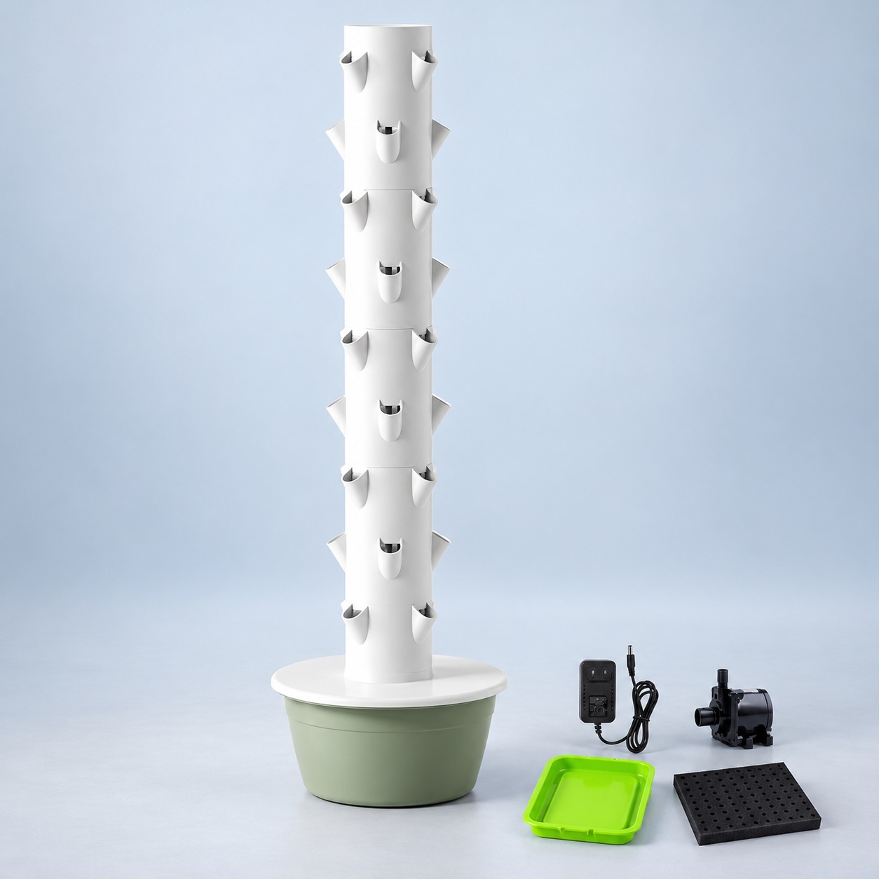 Hydroponic Tower - 9단 36구멍 스페이스 트리 수경 재배