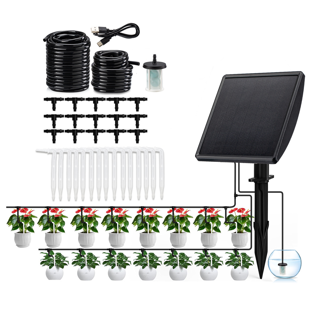 Smart Garden System - 태양광 자동 드립 관수 펌프 스마트