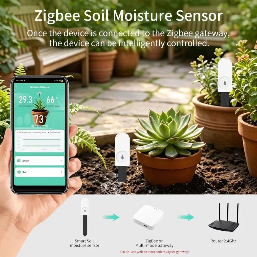 투야 스마트 지그비 3.0 스마트 토양 수분 센서, 토 - Plant Sensor 리뷰 및 가격