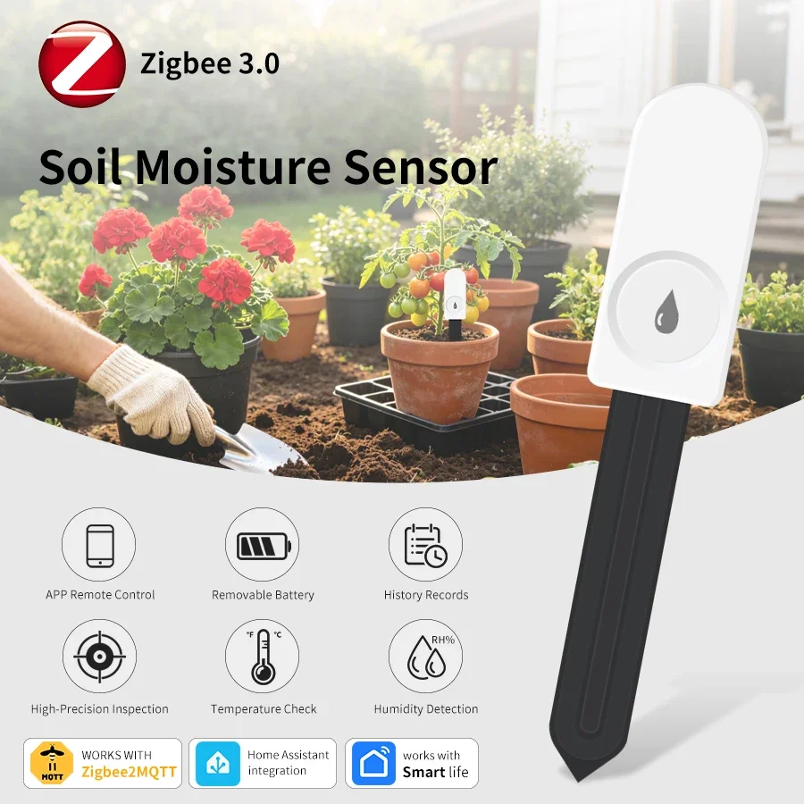 투야 스마트 지그비 3.0 스마트 토양 수분 센서, 토 - Plant Sensor 리뷰 및 가격