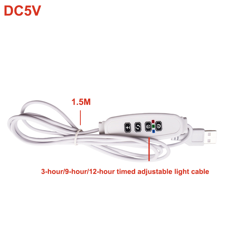 5개/세트 USB 3색 LED 식물 생장 조명 제어 케 - Plant Monitor 리뷰 및 가격