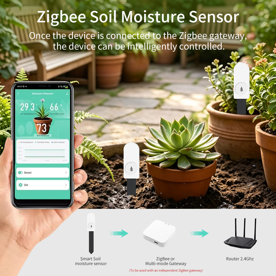 스마트 지그비 3.0 토양 테스터 식물 정원용 습도 온 - Plant Sensor 리뷰 및 가격