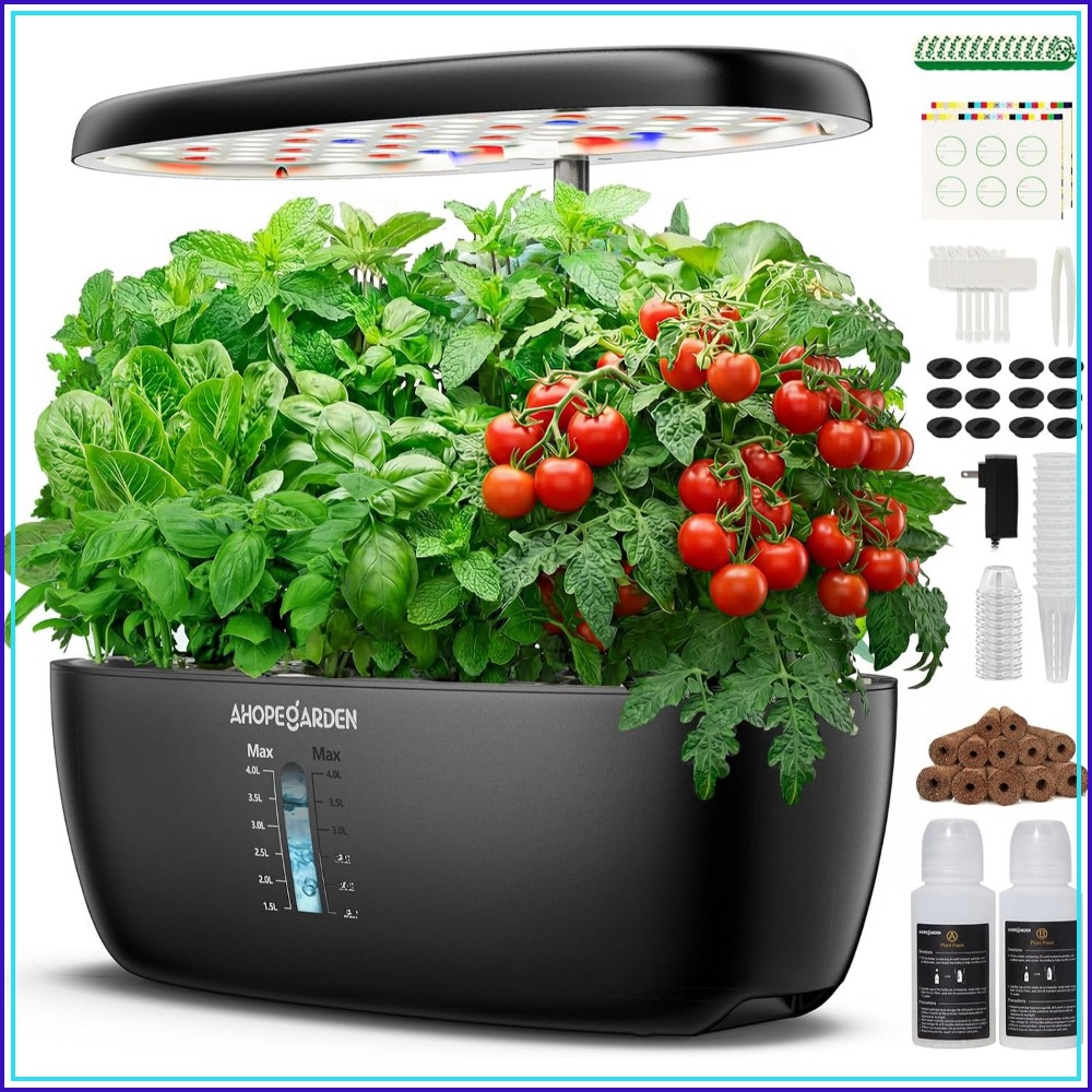 12포드 수경재배 정원(LED 성장등 포함), 실내 허 - Indoor Garden Kit 리뷰 및 가격