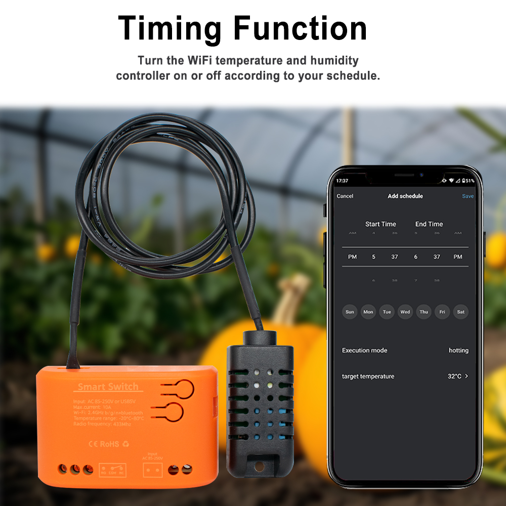 식물 수족관 와인 하우스를위한 스마트 홈 습도계 APP - Plant Sensor 리뷰 및 가격