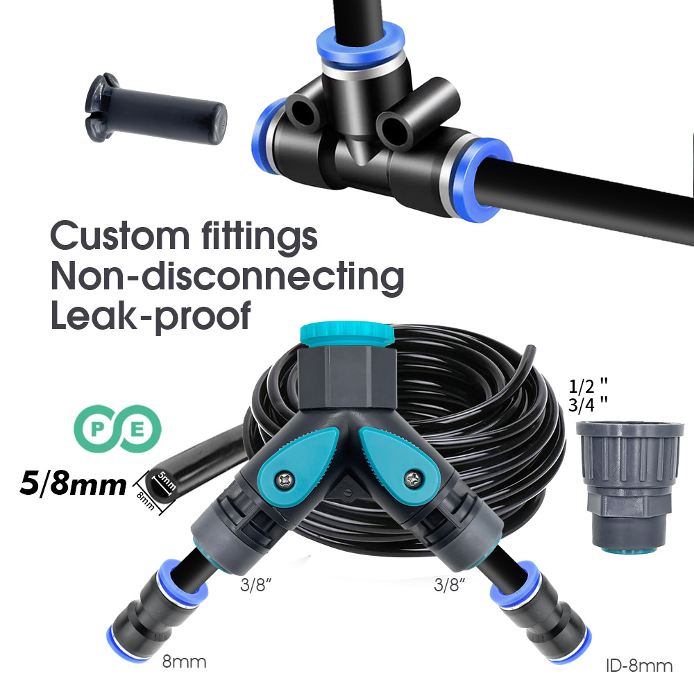 정원 미스트 시스템 5/8mm PE 호스 분무기 키트  - Smart Garden Kit 리뷰 및 가격