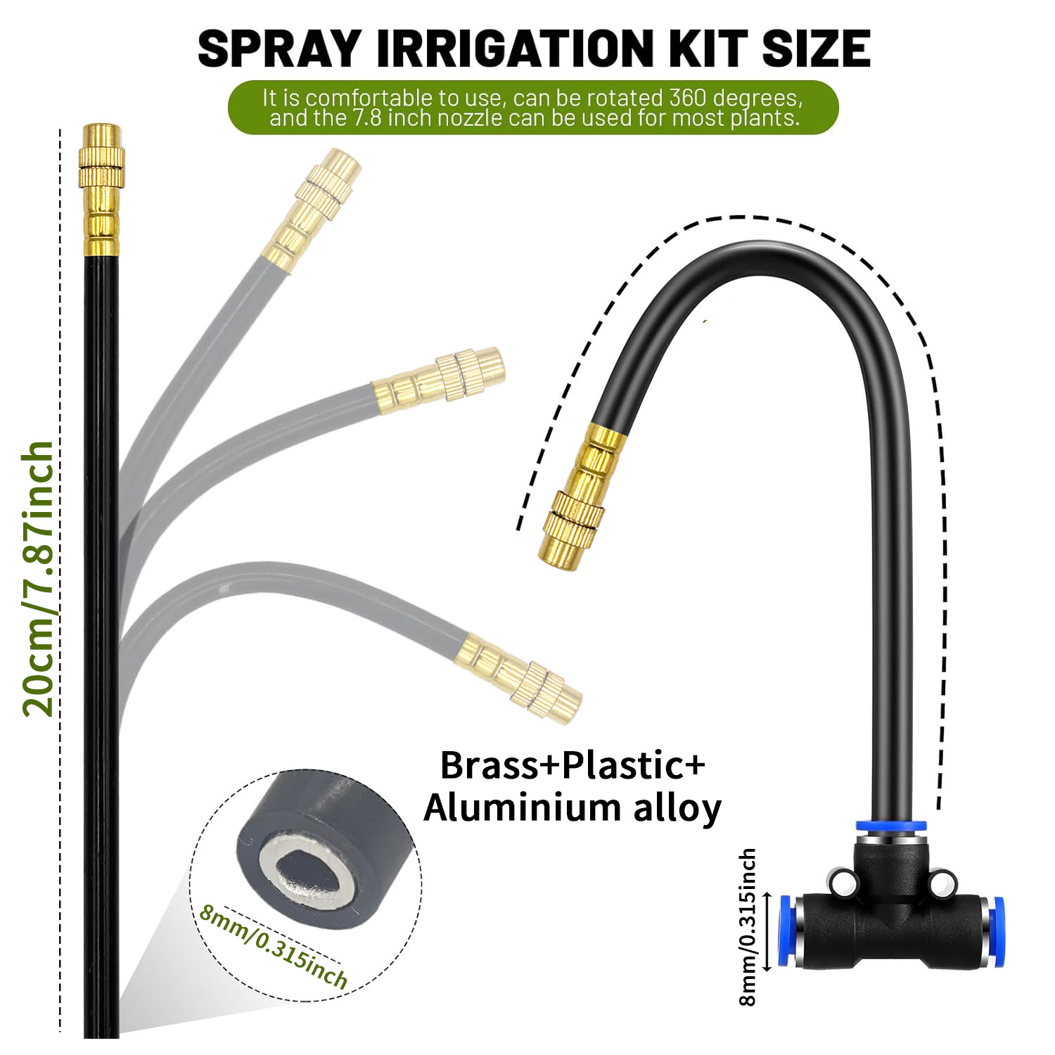 정원 미스트 시스템 5/8mm PE 호스 분무기 키트  - Smart Garden Kit 리뷰 및 가격