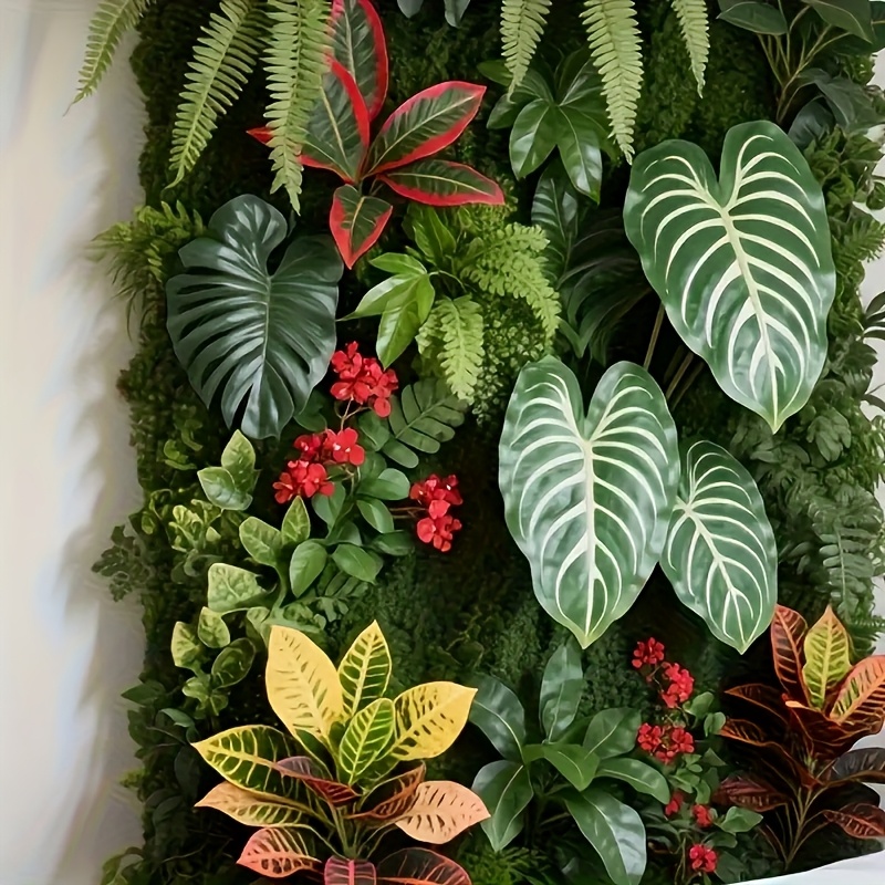 나무 울타리 디자인이 적용된 실외용 녹색 식물 벽 패널 - Plant Monitor 리뷰 및 가격