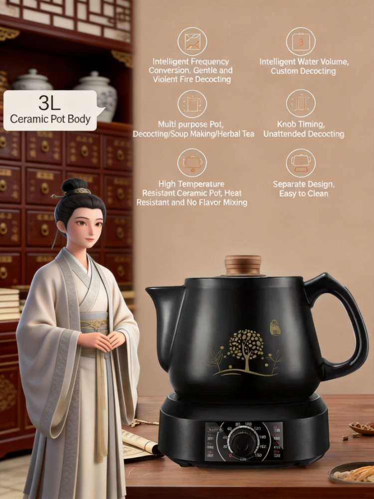 완전 자동 전기 한약 냄비 가정용 스마트 세라믹 약용  - Smart Pot 리뷰 및 가격